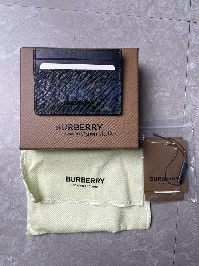 BURBERRY SAFFIANO LEATHER CARD CASE