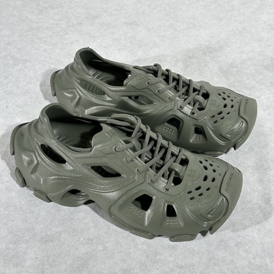 BALENCIAGA HD LACE-UP SNEAKER KHAKI