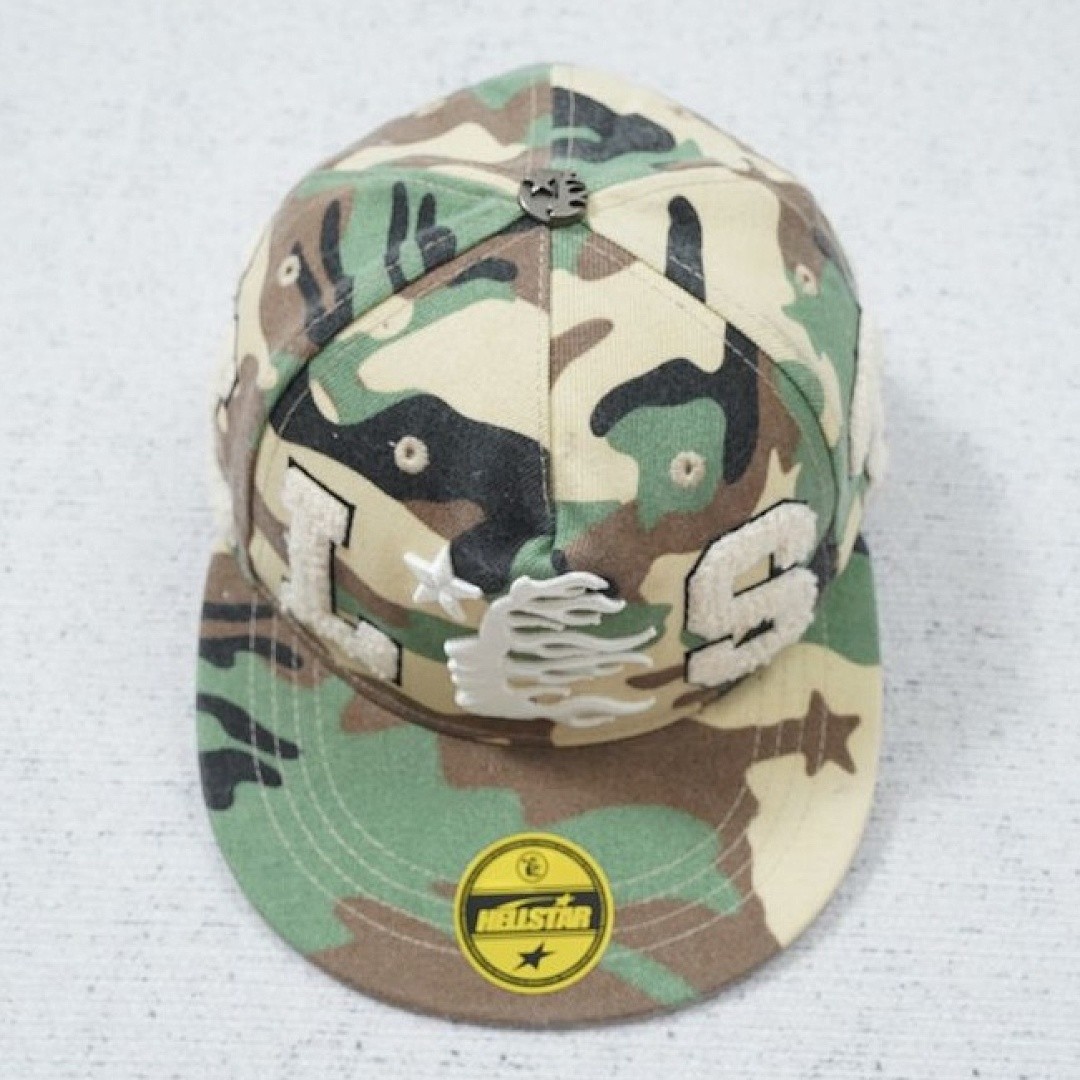 HELLSTAR OG PATCH CAMO FITTED HAT