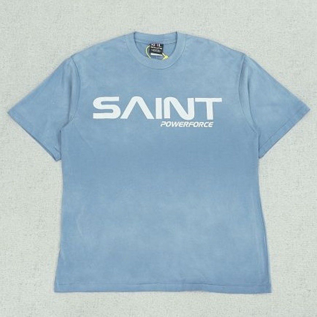 SAINT MICHAEL POWERFORCE TEE LIGHT BLUE