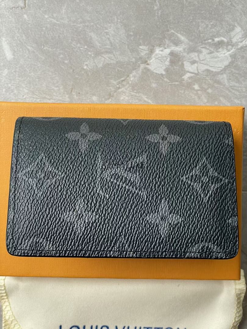 LOUIS VUITTON ENVELOPPE CARTE DE VISITE MONOGRAM ECLIPSE