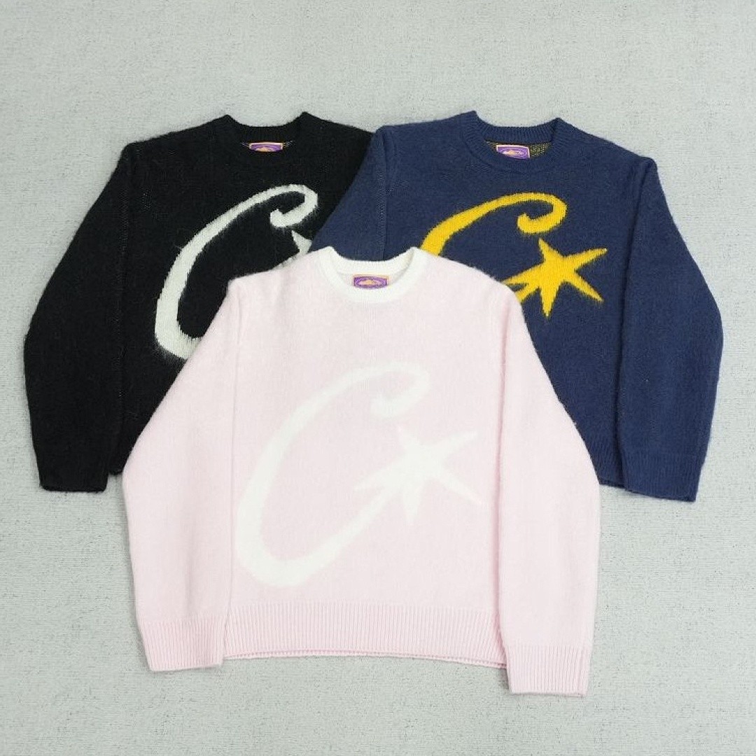 CORTEIZ C STAR MOHAIR KNIT SWEATER