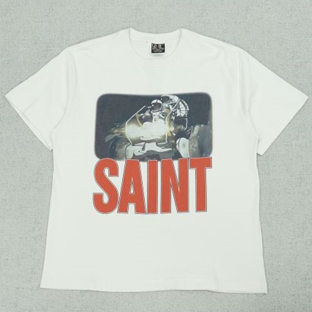 SAINT MICHAEL X FREEDOM PROJECT ASTRO SPACE ROVER T-SHIRT WHITE