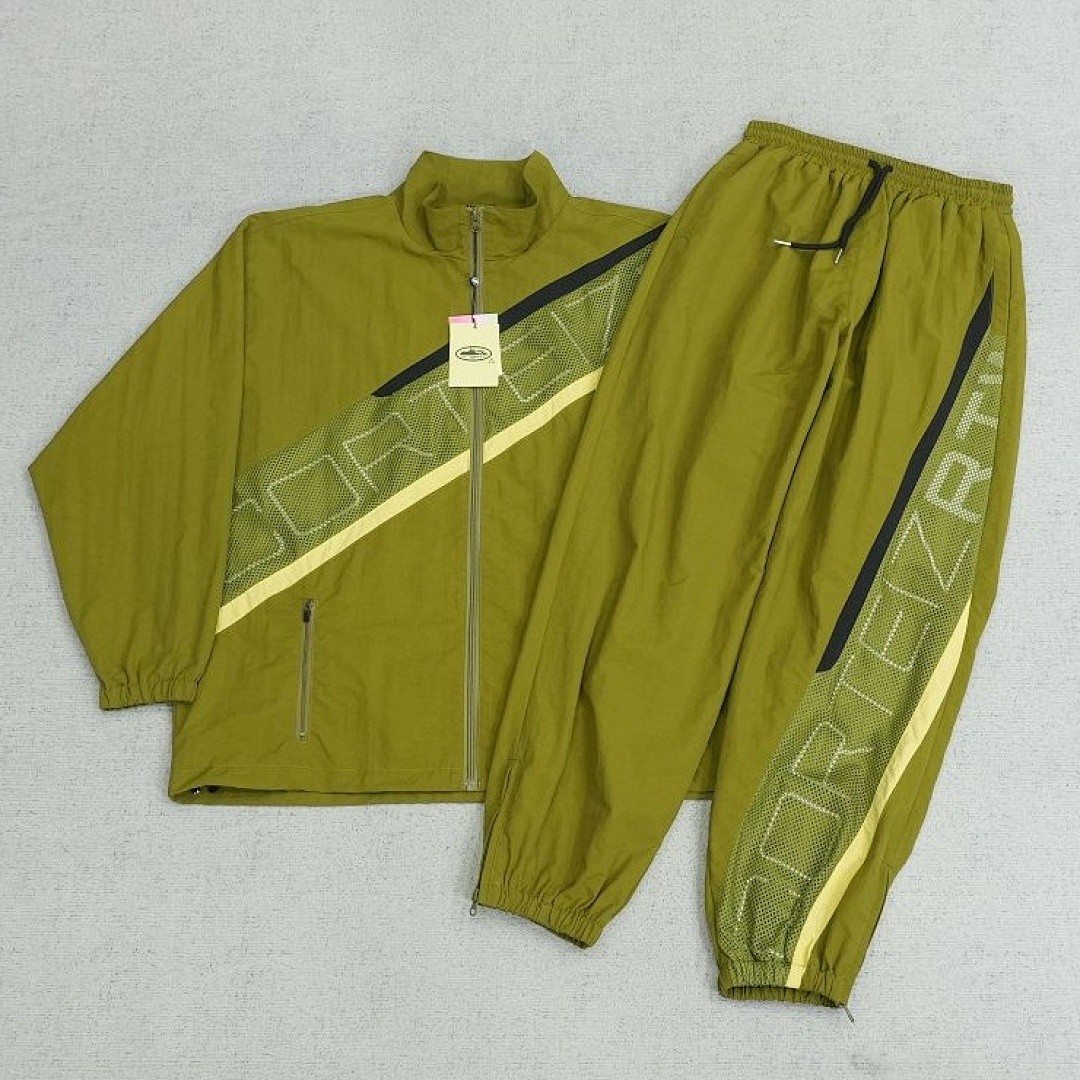 CORTEIZ BIAS PANEL SHUKU TRACKSUIT OLIVE