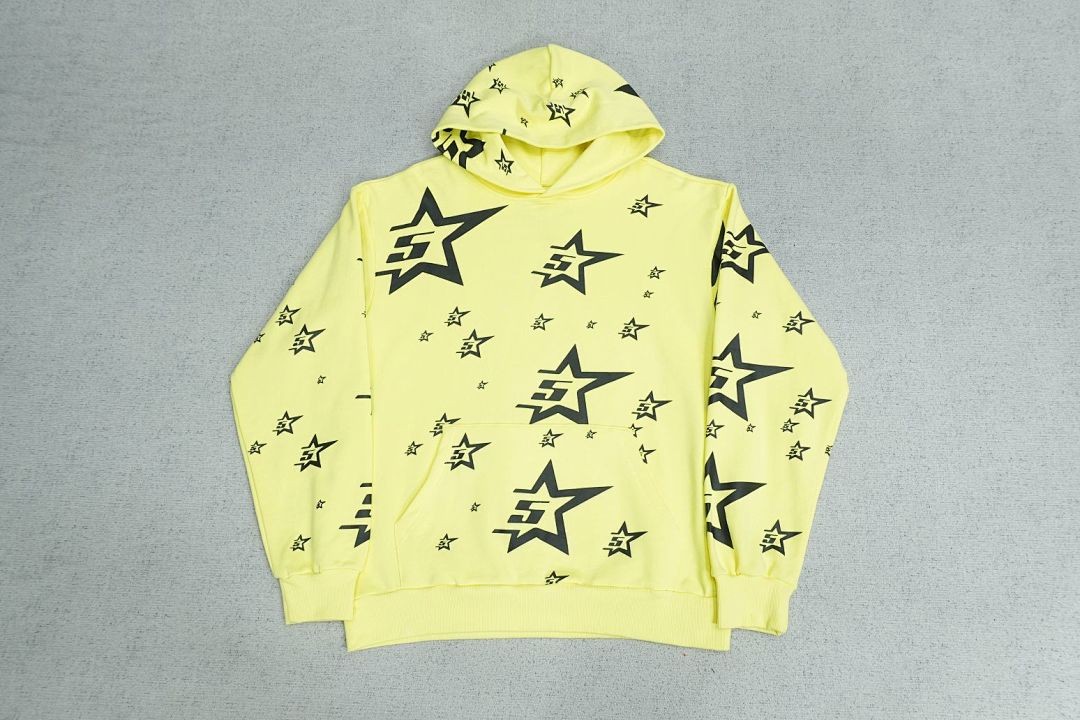 SP5DER 5STAR HOODIE YELLOW