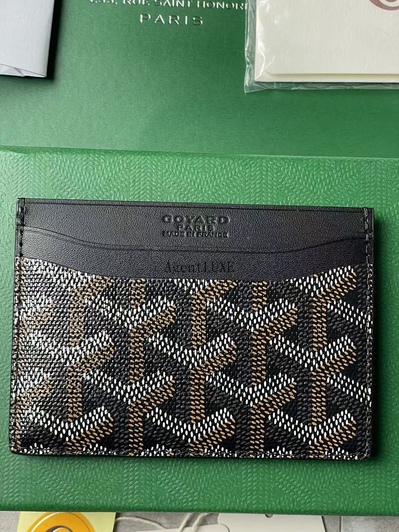 GOYARD SAINT SULPICE CARD HOLDER BLACK