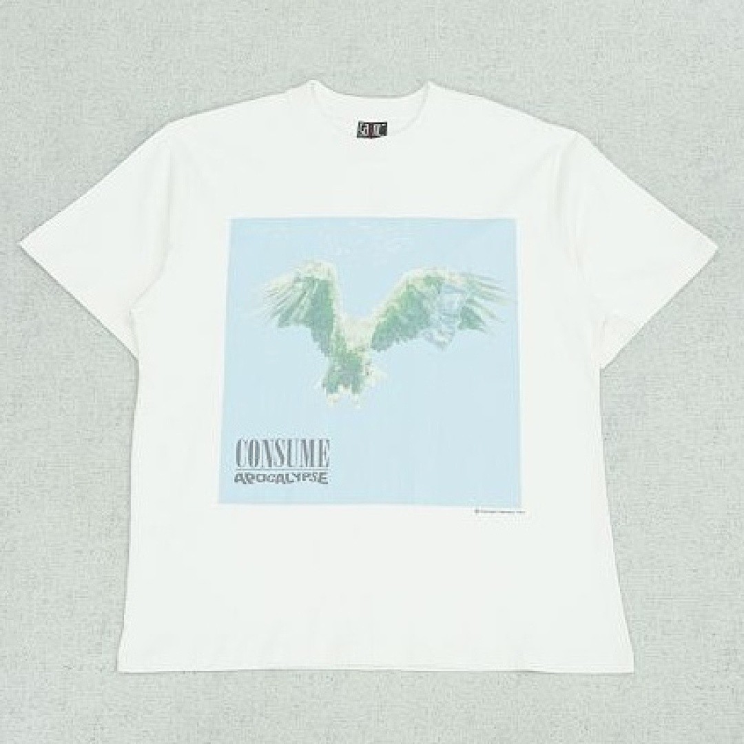 SAINT MICHAEL X FORSOMEONE CONSUME APOCALYPSE T-SHIRT WHITE