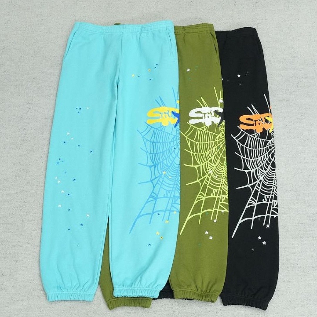 SP5DER HEAVY WEB SWEATPANT CYAN