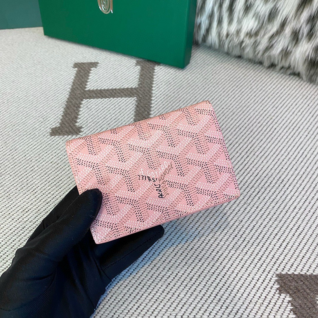 GOYARD INSERT VICTOIRE CARD WALLET PINK