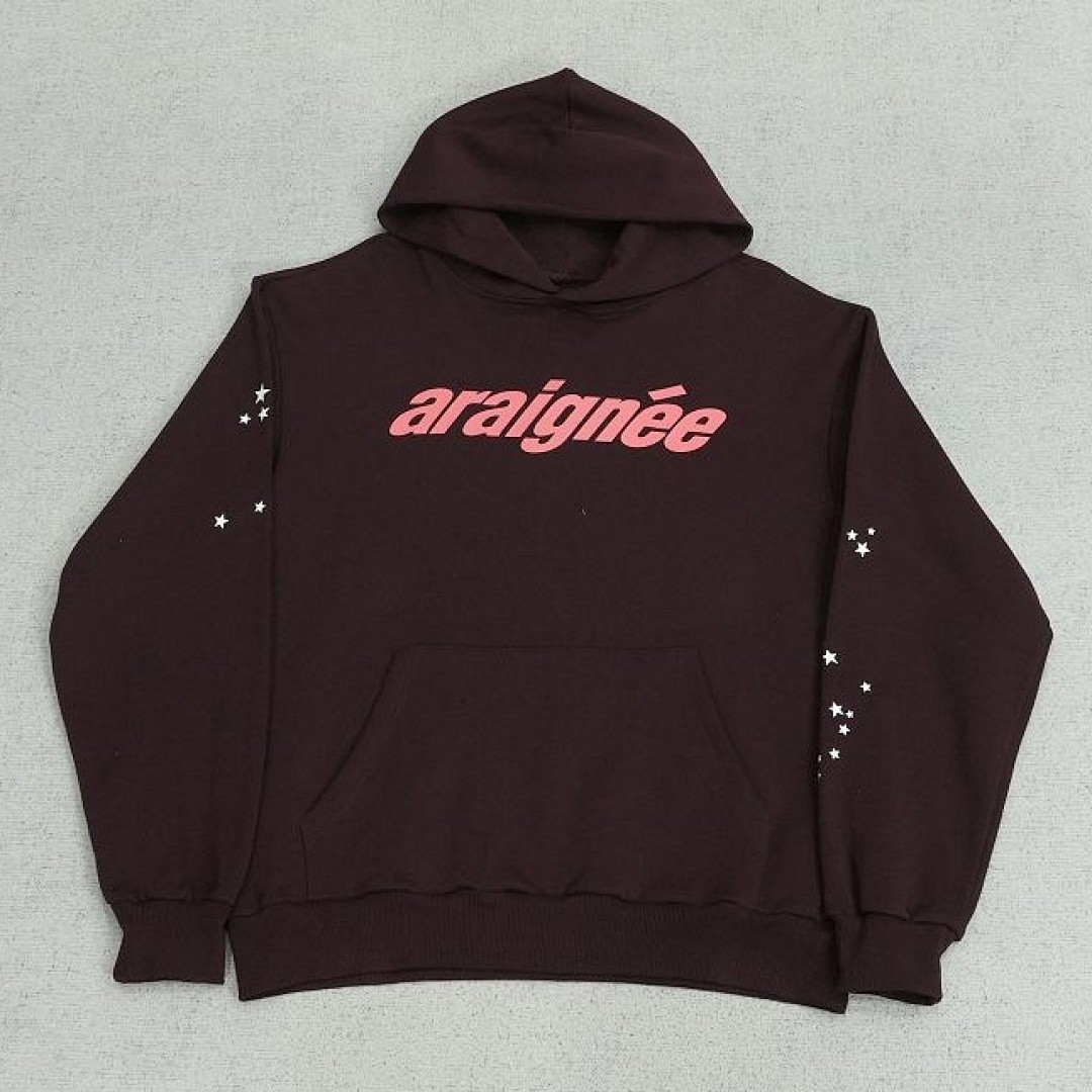 SP5DER ARAIGNÉE HOODIE BROWN