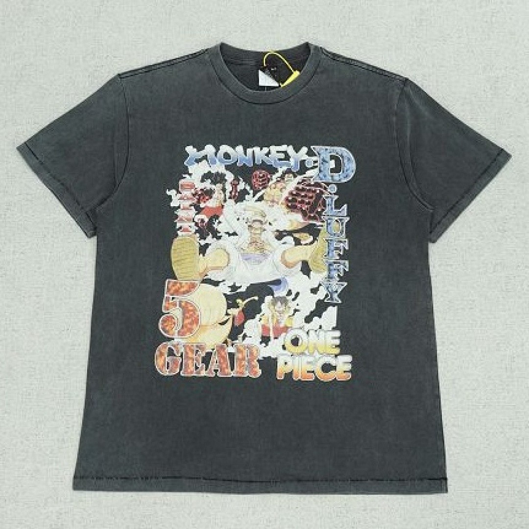 SAINT MICHAEL X ONE PIECE GEAR 5 LUFFY TEE BLACK