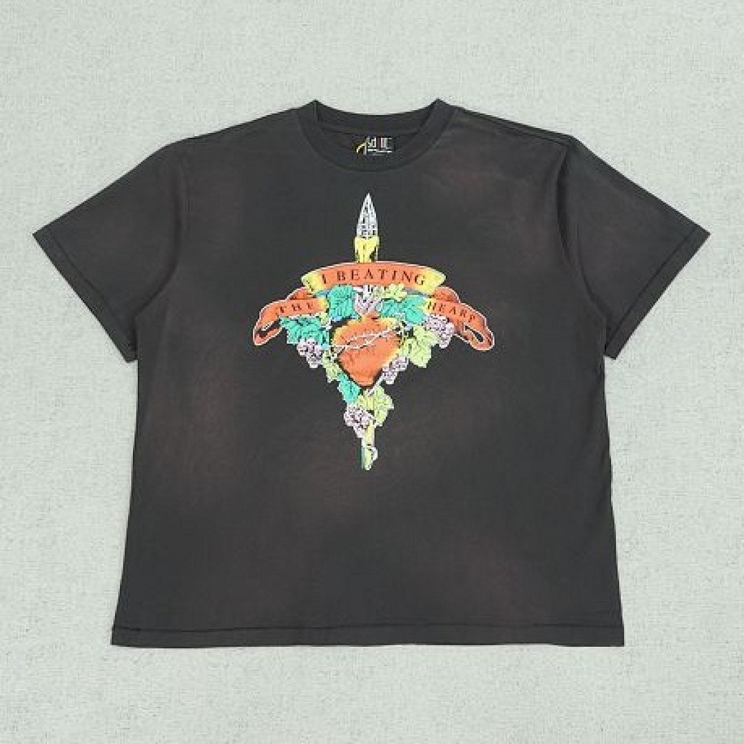 SAINT MICHAEL X LASTMAN REVENGE T-SHIRT BLACK