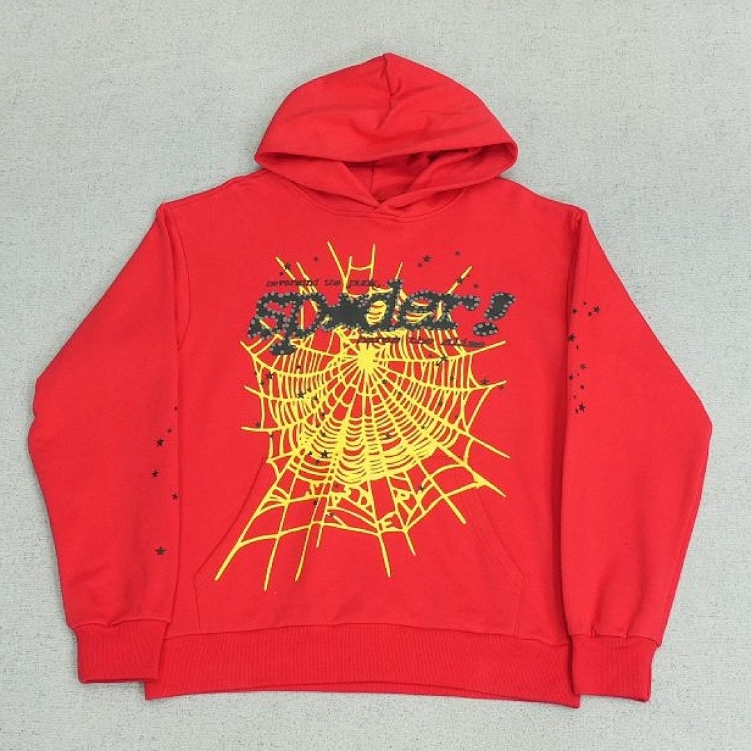 SP5DER P*NK V2 HOODIE RED