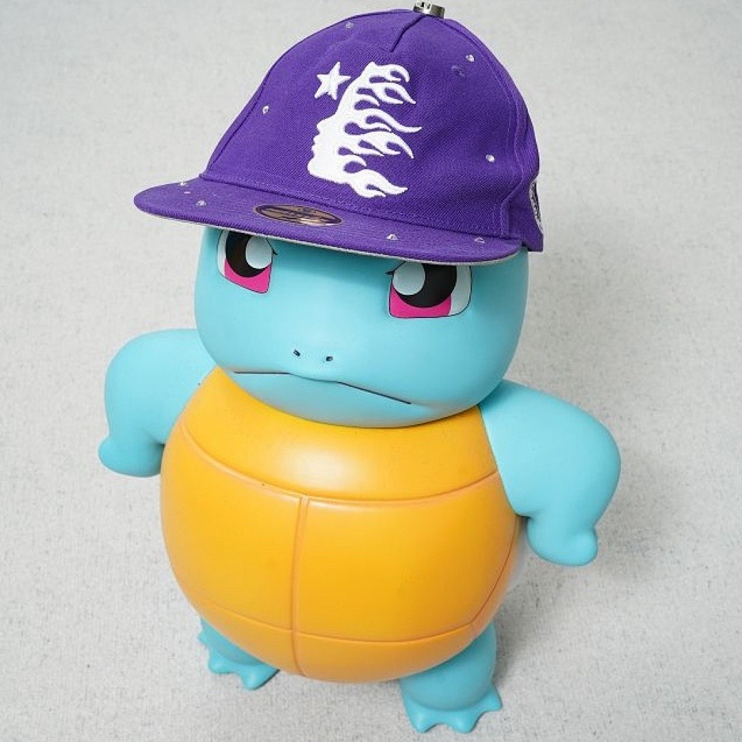 HELLSTAR RECORDS FIRE STAR LOGO FITTED CAP PURPLE