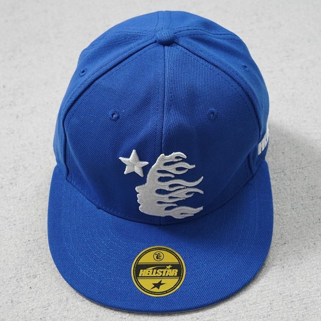 HELLSTAR BASEBALL FITTED HAT BLUE