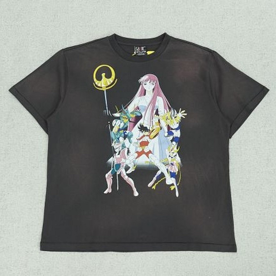 SAINT MICHAEL X SEAN WOTHERSPOON X SAINT SEIYA ATHENA T-SHIRT BLACK
