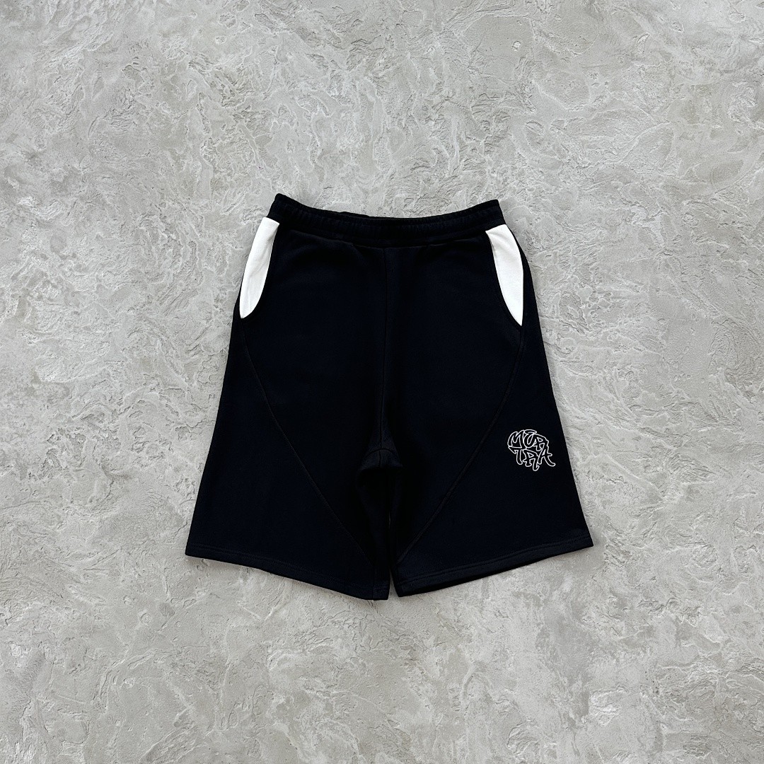 MERTRA BIGSTEP SHORTS BLACK WHITE | QC 照片和卖家链接| SpreadFinds