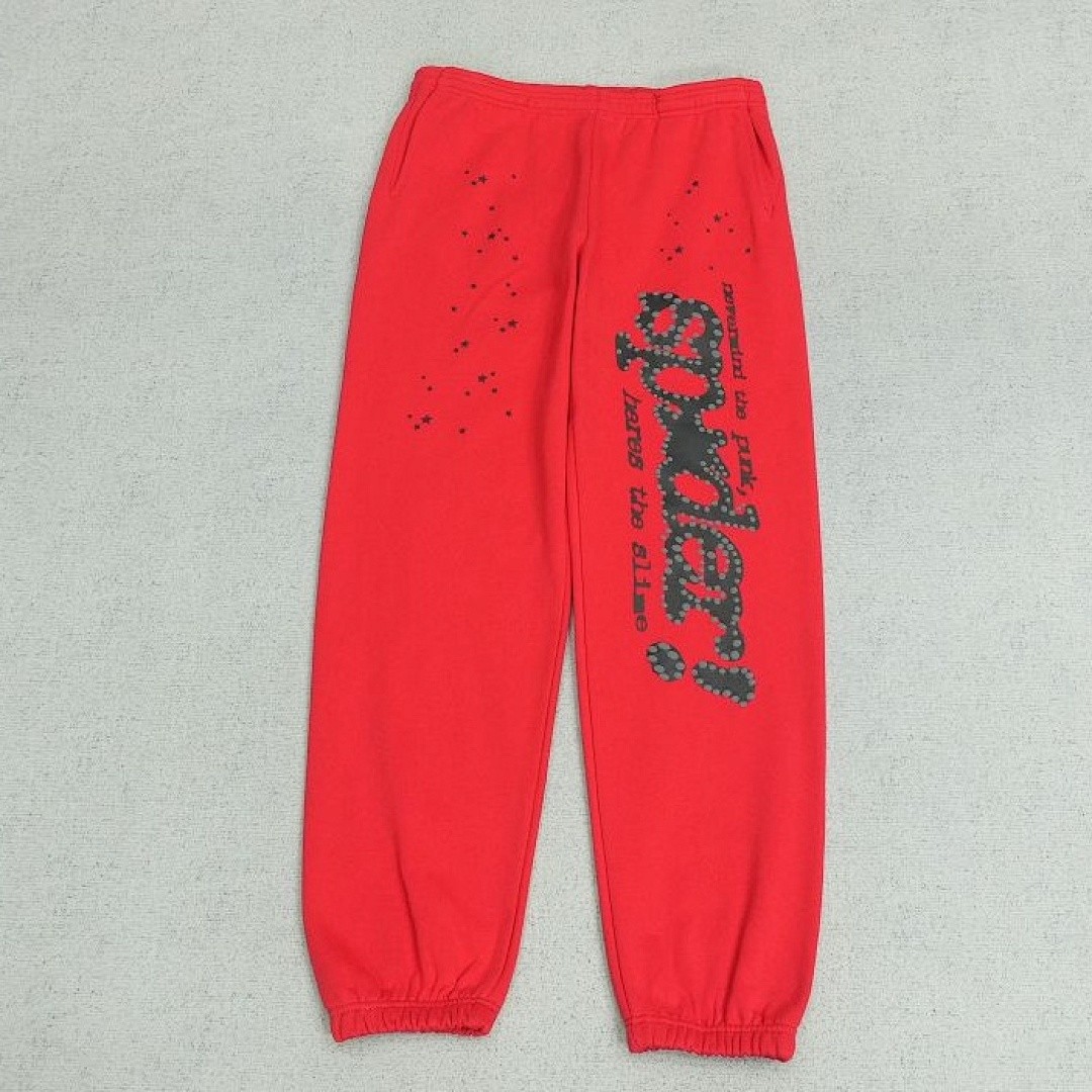 SP5DER P*NK V2 SWEATPANT RED