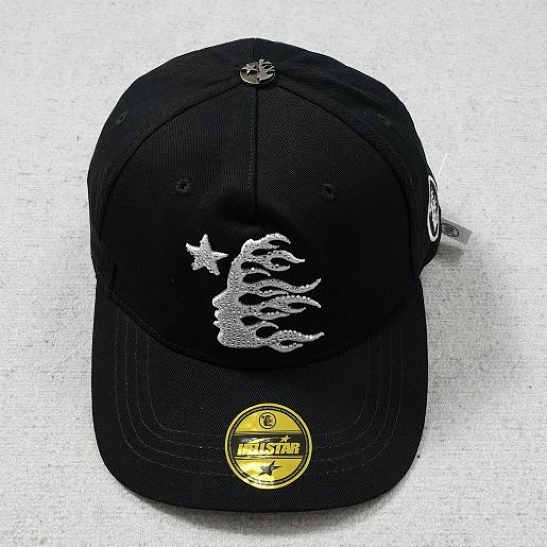 HELLSTAR OG LOGO SNAPBACK HAT BLACK