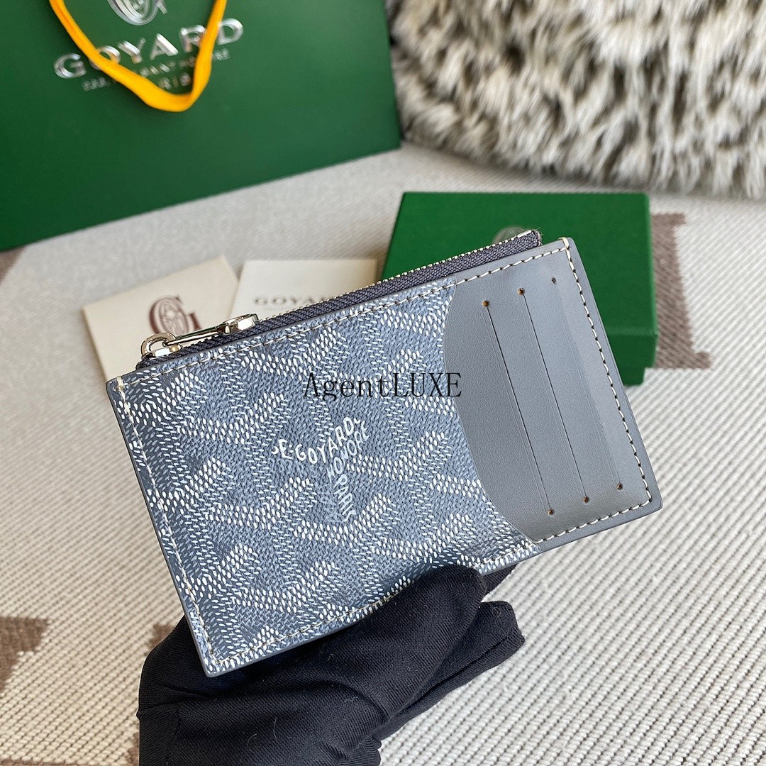 GOYARD SAINT-SULPICE CARD WALLET GREY