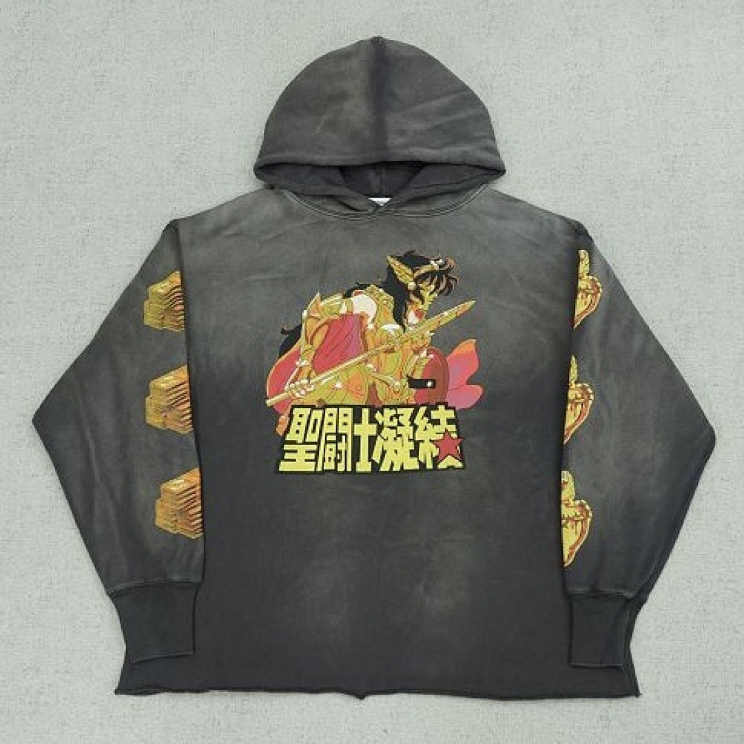 SAINT MXXXXXX X CLOT SAINT SEIYA HOODIE BLACK